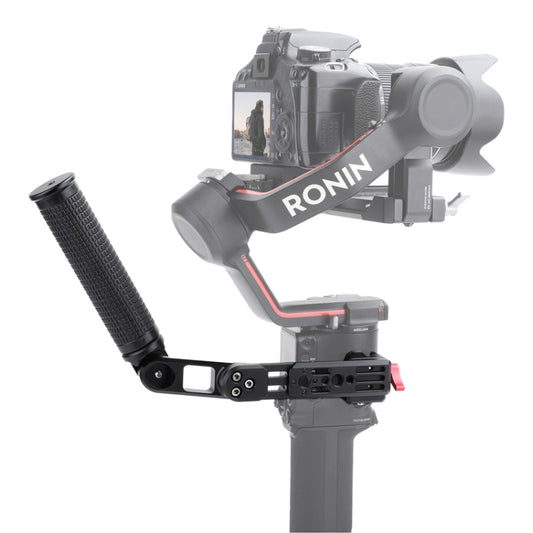 For DJI Ronin RS3 Pro Adjustable Angle Aluminum Alloy Handle Stabilizer(Black) - DJI & GoPro Accessories by buy2fix | Online Shopping UK | buy2fix