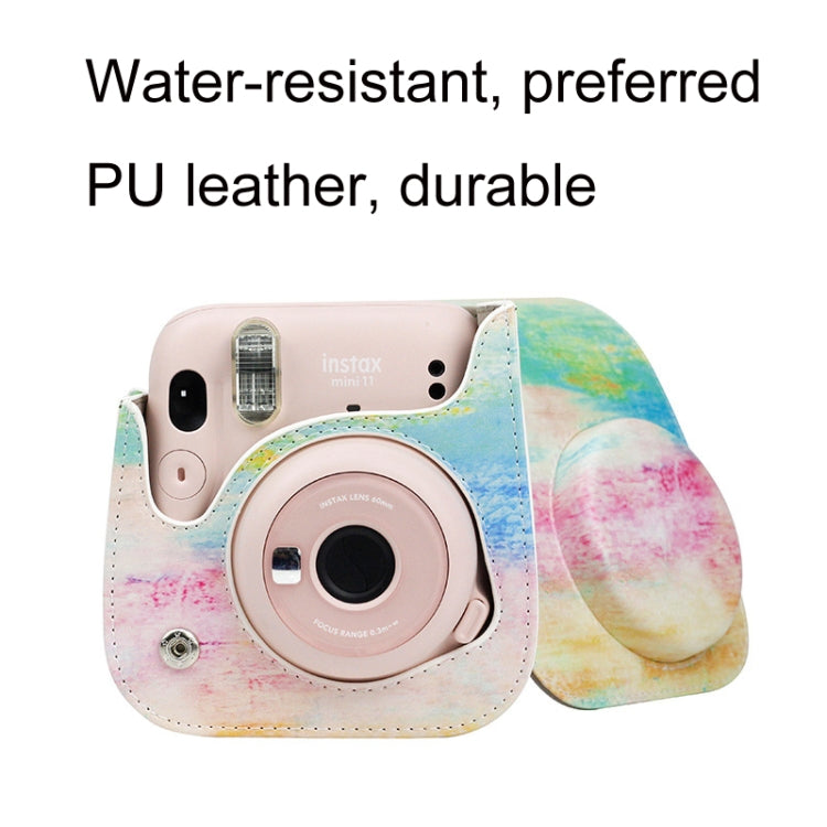 For Instax Mini11 / 9 / 8 PU Cortex Retro Camera Bag Protective Cover(Fantastic Cloud) - Camera Accessories by CAIUL | Online Shopping UK | buy2fix