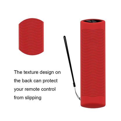 2 PCS Y27 For Alexa Voice Remote 3rd Gen Silicone Non-slip Protective Cover(Red) - Consumer Electronics by buy2fix | Online Shopping UK | buy2fix