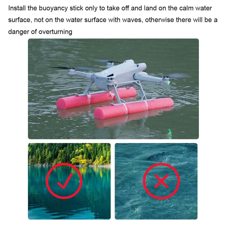 For DJI Mini 3 Pro CQT 913492 Floating Heightened Drone Landing Gear Buoyancy Rod - DJI & GoPro Accessories by CQT | Online Shopping UK | buy2fix