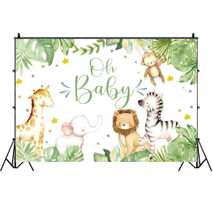 MDN13326 1.5m x 1m Animal Forest Cartoon Birthday Party Banquet Decoration Photo Background Cloth - Camera Accessories by buy2fix | Online Shopping UK | buy2fix