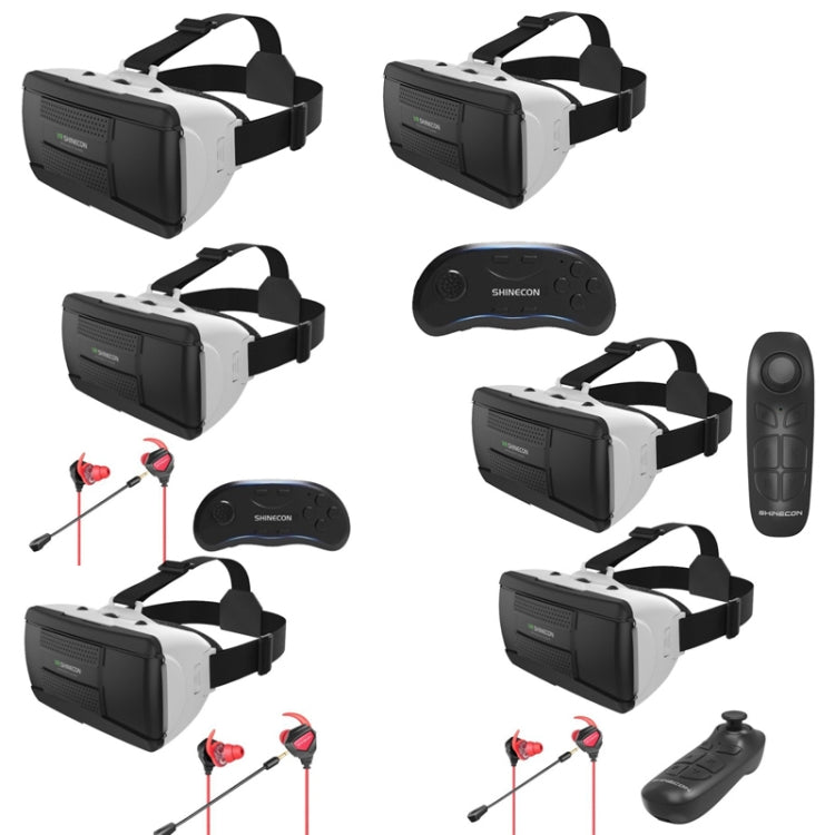 VRSHINECON G06B+B01+HS6G Headset VR Glasses Phone 3D Virtual Reality Game Helmet Head Wearing Digital Glasses - Consumer Electronics by VRSHINECON | Online Shopping UK | buy2fix