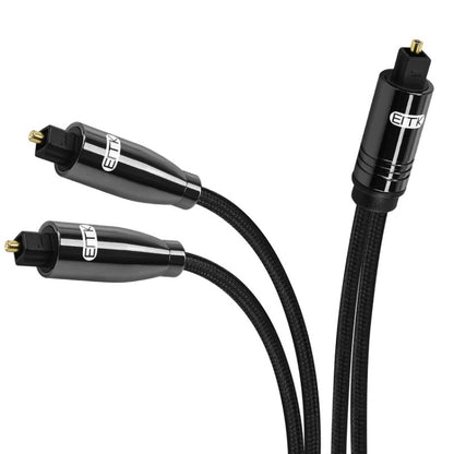 EMK 1 to 2 Audio Optical Digital Cable(1.5m+1m) - Audio Optical Cables by EMK | Online Shopping UK | buy2fix