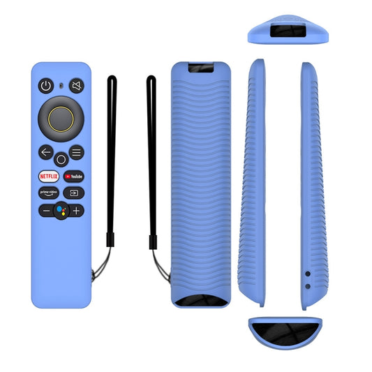 For Realme 32/43 Inch Y41 TV Remote Control All-Inclusive Anti-Drop Silicone Protective Case(Luminous Blue) - Consumer Electronics by buy2fix | Online Shopping UK | buy2fix