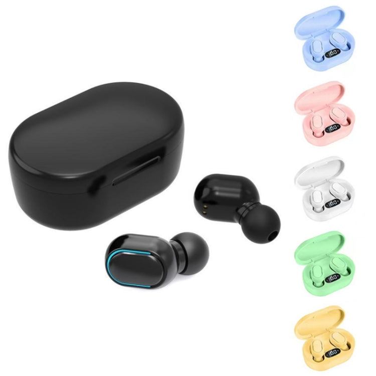 E7s Digital Sports Waterproof TWS Bluetooth 5.0 In-Ear Headphones(Black) - TWS Earphone by buy2fix | Online Shopping UK | buy2fix