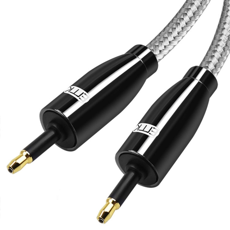 EMK QH4.0 Mini Toslink 3.5mm Interface SPDIF Audio Fiber Optical, Length: 15m(Black) -  by EMK | Online Shopping UK | buy2fix