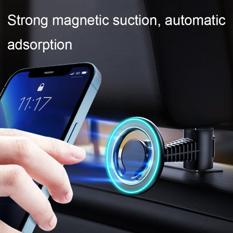 D19 Car Magnetic Mobile Phone Holder Rotatable Metal Navigation Bracket, Spec: Air Outlet (Black) - In Car by buy2fix | Online Shopping UK | buy2fix