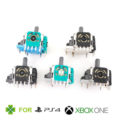 For Sony PS4 / MicroSoft XBOX One ML-ps4007 Handle 3D Joystick, Color: Black White Bottom - Repair & Spare Parts by buy2fix | Online Shopping UK | buy2fix