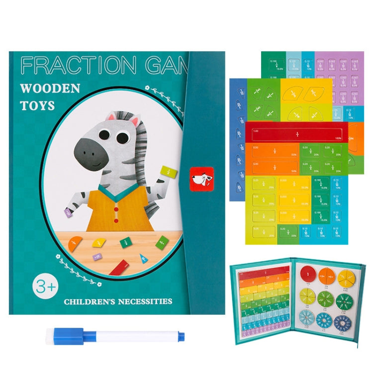 Fraction Learning Math Toy Magnetic Number Breakdown Puzzle - Early Education Toys by buy2fix | Online Shopping UK | buy2fix