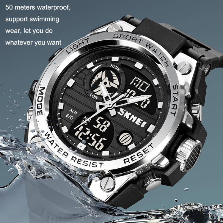 SKMEI 2031 Dual Movement Multifunctional Waterproof Outdoor Sports Watch(Army Green) - Sport Watches by SKMEI | Online Shopping UK | buy2fix
