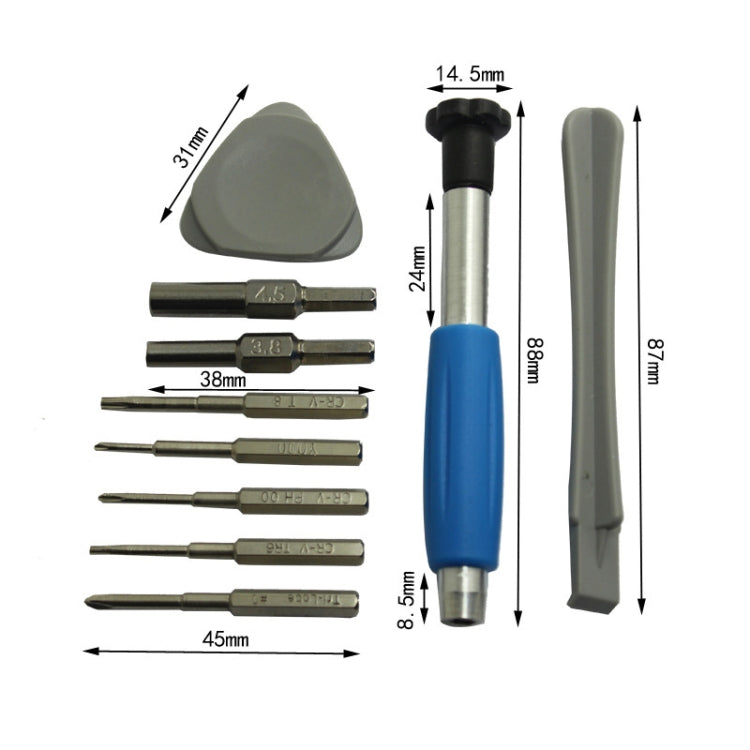 For Nintendo Switch PSP/GBA/DS/3DS 10 In 1 Repair Tool Kit Screwdriver Set - Repair & Spare Parts by buy2fix | Online Shopping UK | buy2fix