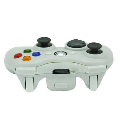 For Microsoft Xbox 360 / PC XB13 Dual Vibration Wireless 2.4G Gamepad With Receiver(White) - Gamepad by buy2fix | Online Shopping UK | buy2fix