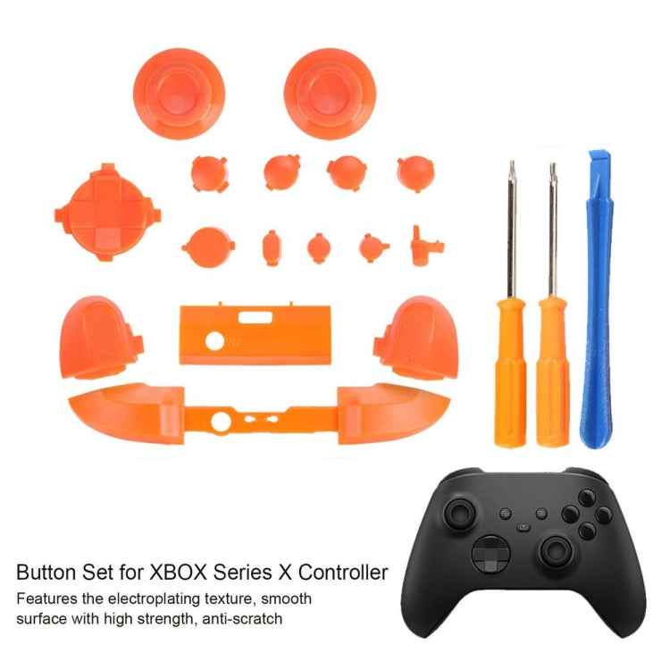 For Xbox Series X Controller Thumbstick LB RB Bumpers Trigger Buttons With Screwdriver Accessories(Black) - Repair & Spare Parts by buy2fix | Online Shopping UK | buy2fix