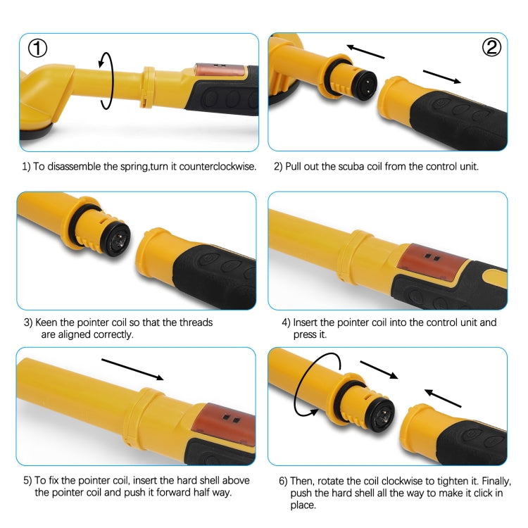 2 In 1 Underwater Metal Detector IP68 Waterproof 60m Submersible Detector - Consumer Electronics by buy2fix | Online Shopping UK | buy2fix