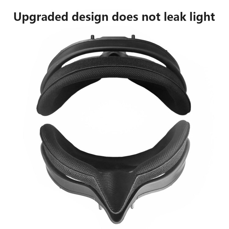 For DJI Goggles 2 Foam Padding Sponge Eye Pad Mask With Lens Cover Black - Consumer Electronics by buy2fix | Online Shopping UK | buy2fix