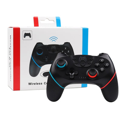 For Nintendo Switch Pro Wireless Bluetooth Handle with Macro Programming & Somatosensory Wake-up(Black Blue Red) - Gamepads by buy2fix | Online Shopping UK | buy2fix