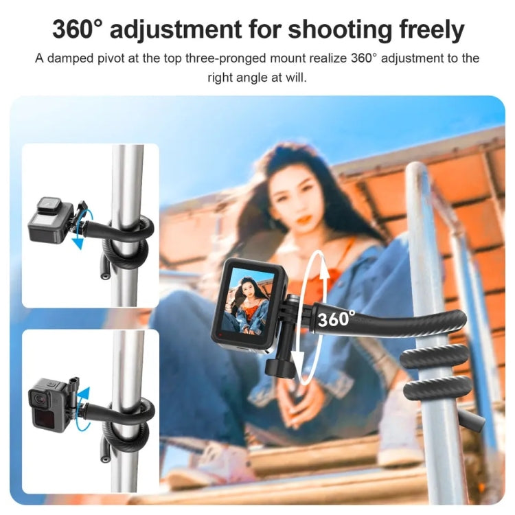 TELESIN Flexible Mount Bracket Octopus Tripod For Mini Action Camera and Mobile Phone,Spec: Only Bracket - Holder by TELESIN | Online Shopping UK | buy2fix