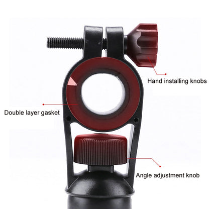 Electric Bike Motorcycle Bicycle Riding Shockproof Navigation Bracket, Color: Red For Handlebar - Holders by buy2fix | Online Shopping UK | buy2fix