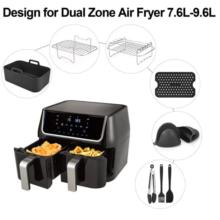 For NinJa DZ201 DZ401 DZ550 Series Air Fryer 8 In 1 Rectangular Kit - Kitchen Machine Accessories by buy2fix | Online Shopping UK | buy2fix