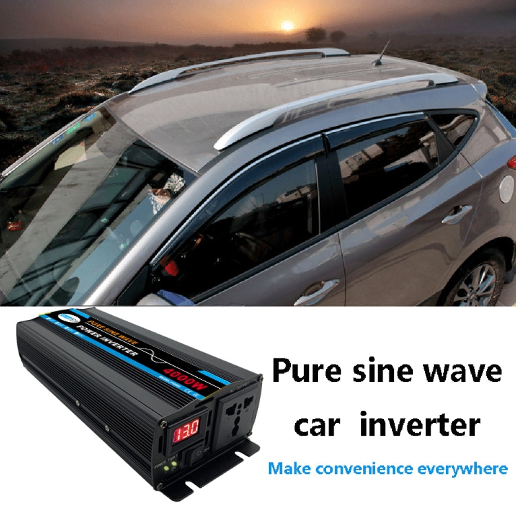 8000W 24V to 220V High Power Car Pure Sine Wave Inverter Power Converter - Pure Sine Wave by buy2fix | Online Shopping UK | buy2fix