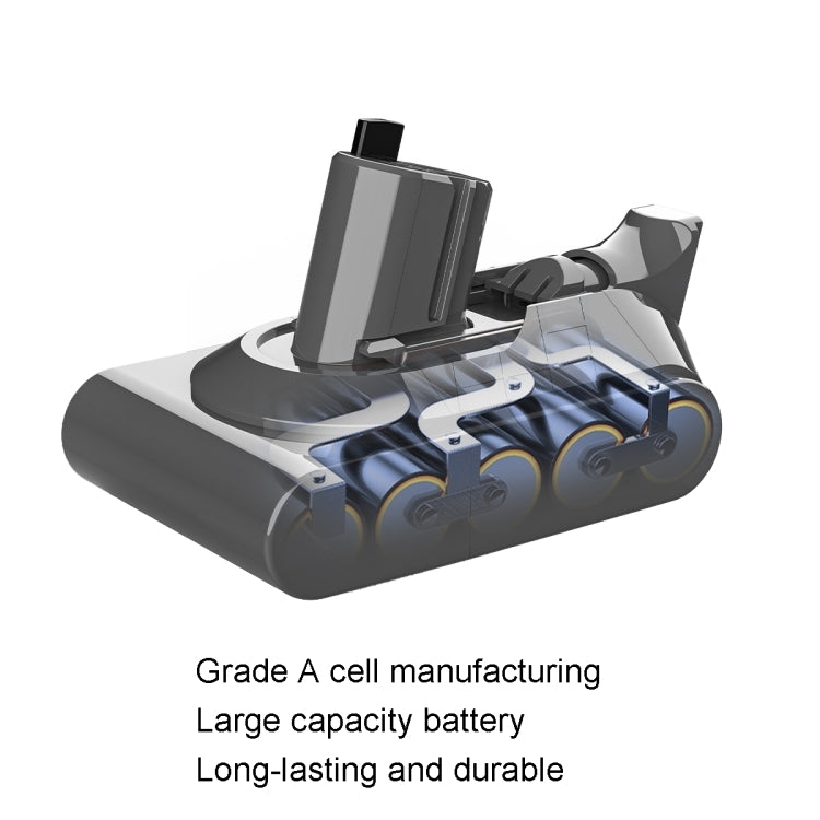 For Dyson V11 Mini Handheld Vacuum Cleaner Battery Scallion Spare Battery Pack Accessories, Capacity: 4.0Ah - Dyson Accessories by buy2fix | Online Shopping UK | buy2fix