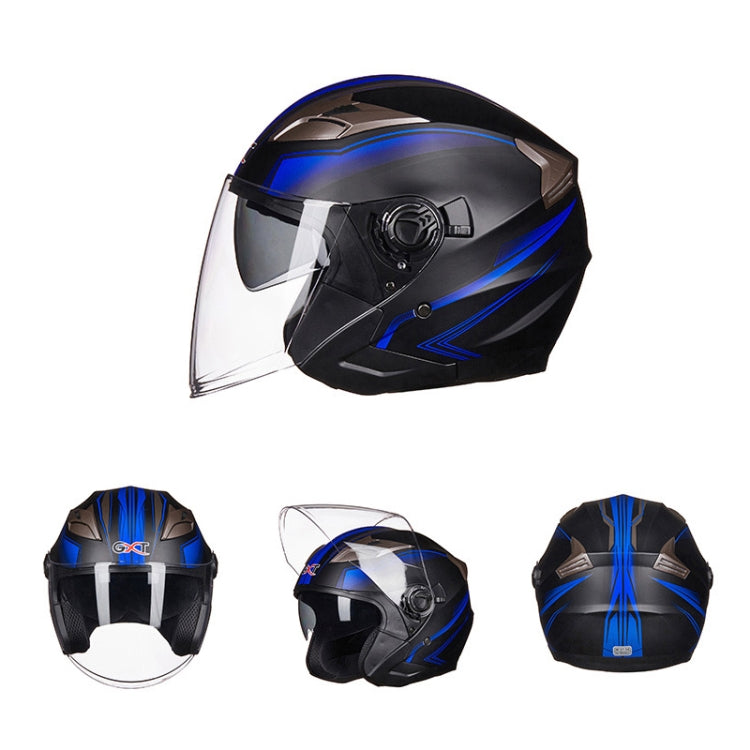 GXT 708 Electric Vehicle Dual Lens Helmet Four Seasons Safety Helmet, Size: XL(Light Pink) - Helmets by GXT | Online Shopping UK | buy2fix