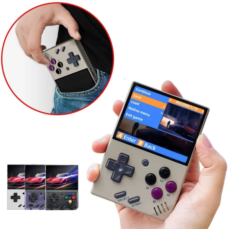 Miyoo Mini Plus 3.5 Inch IPS Screen Retro Handheld Game Console NO Card 0 Games(Transparent Purple) - Pocket Console by buy2fix | Online Shopping UK | buy2fix