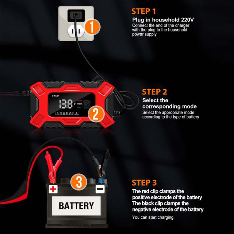 E-FAST 12V Motorcycle Car Battery Emergency Start Charger(AU Plug) - Power Bank by E-FAST | Online Shopping UK | buy2fix