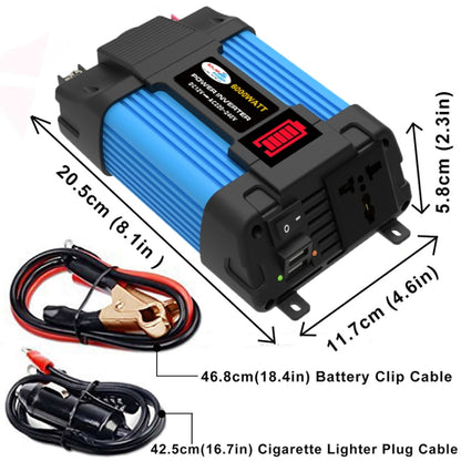 12V-220V 500W SOLIKE TECH Vehicle Inverter Sine Wave Convertor Auto Inverter - Pure Sine Wave by SOLIKE TECH | Online Shopping UK | buy2fix