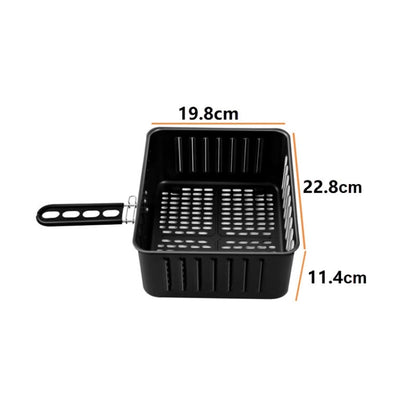 6L Air Fryer Square Basket for Gowise COSORI Power Ninja and Other Fryer Ovens - Electric Deep Fryers by buy2fix | Online Shopping UK | buy2fix
