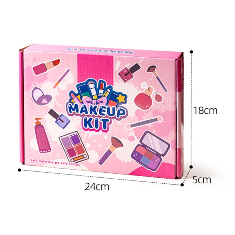 11pcs/set Girls Simulation Dressing Makeup Box Play House Non-toxic Cosmetics Set, Style: Graffiti Bag 1163 - Pretend Play Toys by buy2fix | Online Shopping UK | buy2fix