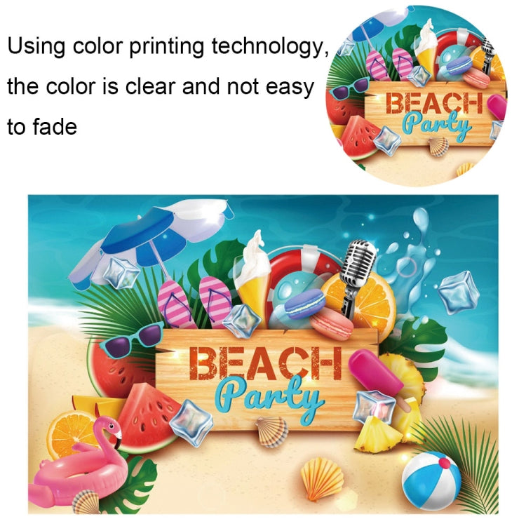 80x120cm Summer Pool Party Decoration Backdrop Swimming Ring Photography Background Cloth(11415879) -  by buy2fix | Online Shopping UK | buy2fix