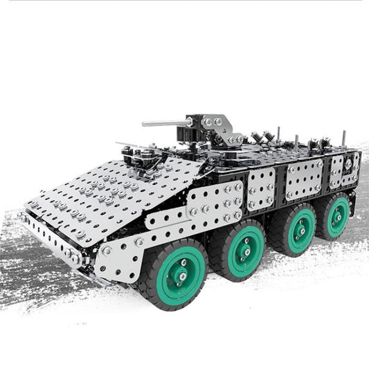 797pcs Stainless Steel Armored Vehicle 3D Metal Model Precision Mechanical Assembly Tank Assembly High Difficulty Toys - Model Toys by buy2fix | Online Shopping UK | buy2fix