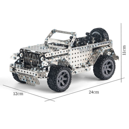 Assembly Off-Road Vehicle Intelligence Manual Assembly Toy Machinery Building Metal Model - Building Blocks by buy2fix | Online Shopping UK | buy2fix