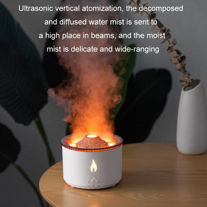Volcanic Essential Oil Aroma Diffuser Ultrasonic Air Humidifier, Model: Two-color Remote Control(US Plug) - Air Purifiers & Accessories by buy2fix | Online Shopping UK | buy2fix