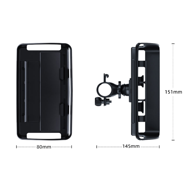Rotatable Bicycle and Motorcycle Anti-shake Fixed Mobile Phone Holder with Sun Visor, Style: Classic Model - Holder by buy2fix | Online Shopping UK | buy2fix