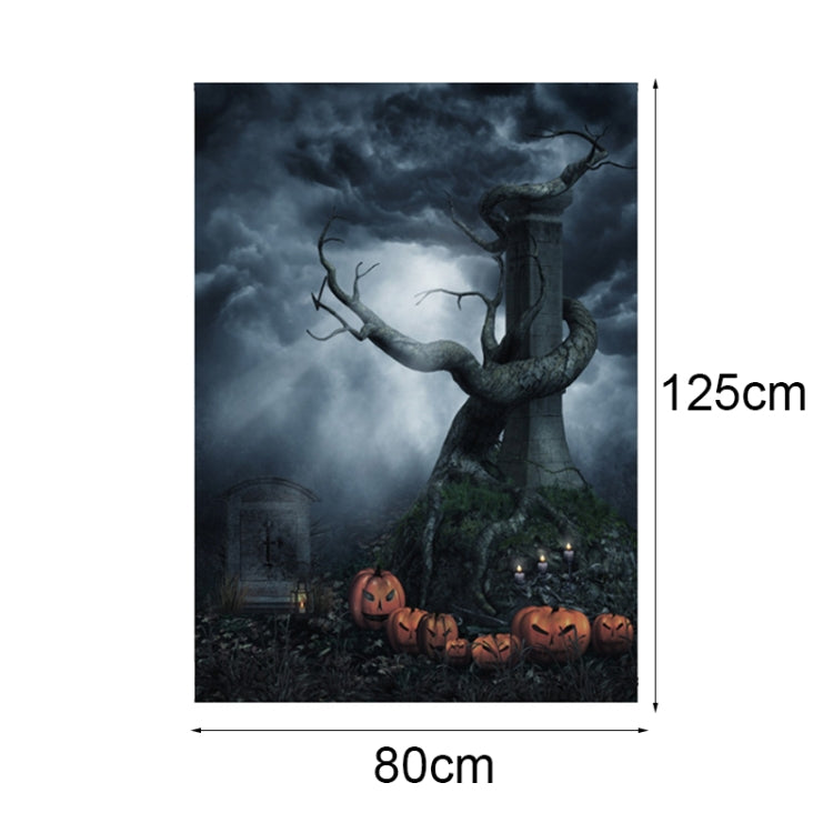 1.25x0.8m Holiday Party Photography Background Halloween Decoration Hanging Cloth, Style: C-1250 - Cartoon by buy2fix | Online Shopping UK | buy2fix