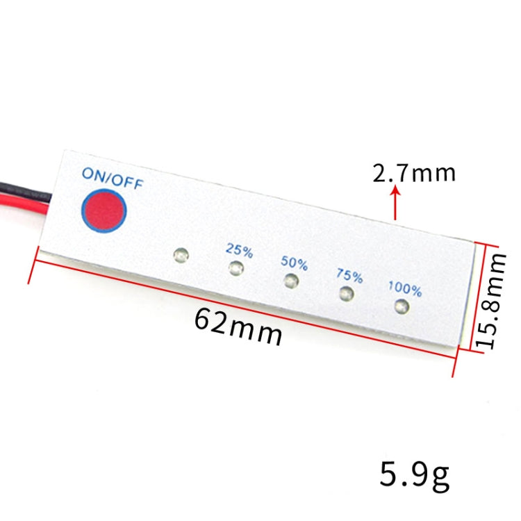 Lithium Battery Power Display Board Iron Phosphate Indicator Board, Specification: 3S 12.6V Lithium Battery - Other Accessories by buy2fix | Online Shopping UK | buy2fix