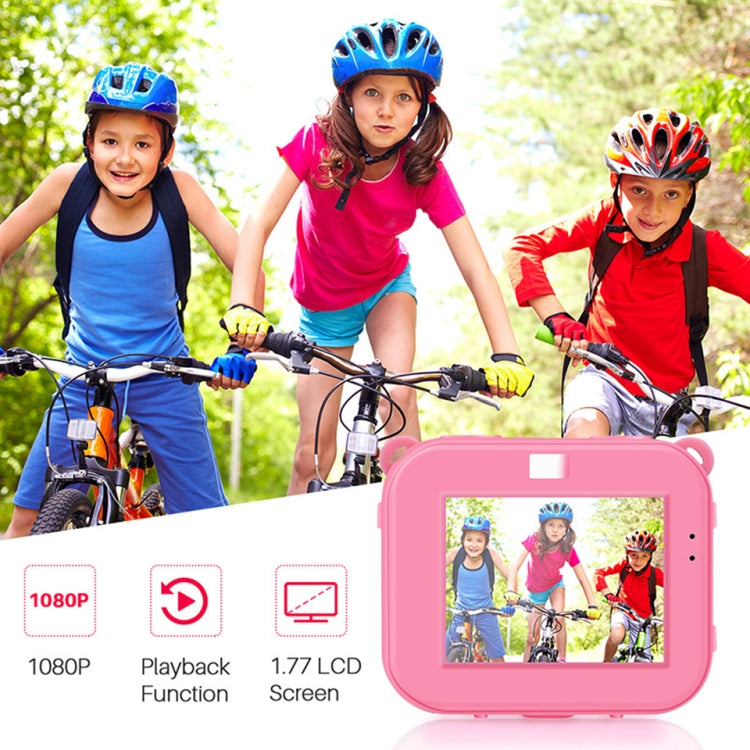 Cartoon Children Digital Camera HD Mini Student Sports Camera(Pink) - Children Cameras by buy2fix | Online Shopping UK | buy2fix