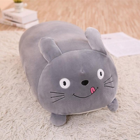 New Soft Animal Cartoon Pillow Cushion Cute Fat Dog Cat Totoro Penguin Pig Frog Plush Toy 90cm(totoro) - Soft Toys by buy2fix | Online Shopping UK | buy2fix