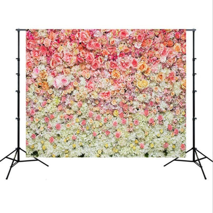 2.1m x 1.5m Rose Wall Wedding Party Photo Photography Background Cloth - Camera Accessories by buy2fix | Online Shopping UK | buy2fix