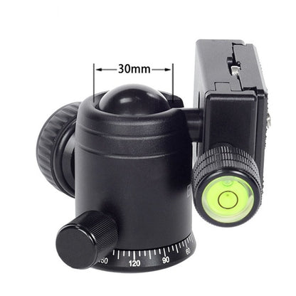 BEXIN 360 Degree Rotation Aluminum Alloy Tripod 30mm Ball Head with Quick Release Plate - Camera Accessories by BEXIN | Online Shopping UK | buy2fix