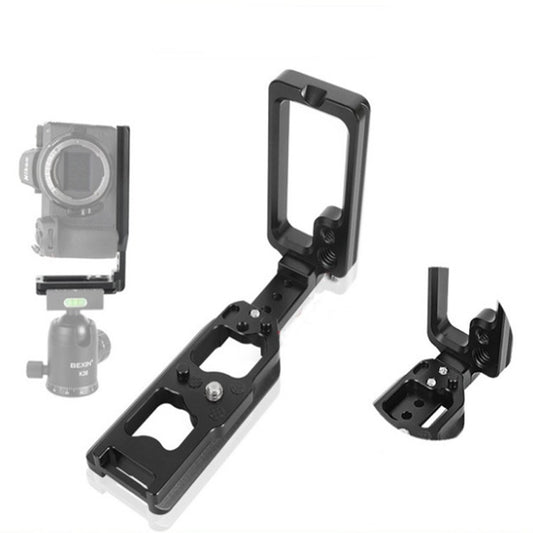 BEXIN for Nikon Z7 / Z6 Push-Pull Type Aluminum Alloy Vertical Shoot Quick Release L Plate Bracket Base Holder - Camera Accessories by BEXIN | Online Shopping UK | buy2fix