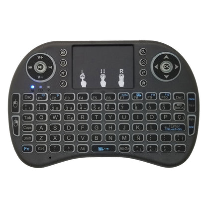 Support Language: Spanish i8 Air Mouse Wireless Backlight Keyboard with Touchpad for Android TV Box & Smart TV & PC Tablet & Xbox360 & PS3 & HTPC/IPTV - MINI PC Accessories & Gadgets by buy2fix | Online Shopping UK | buy2fix