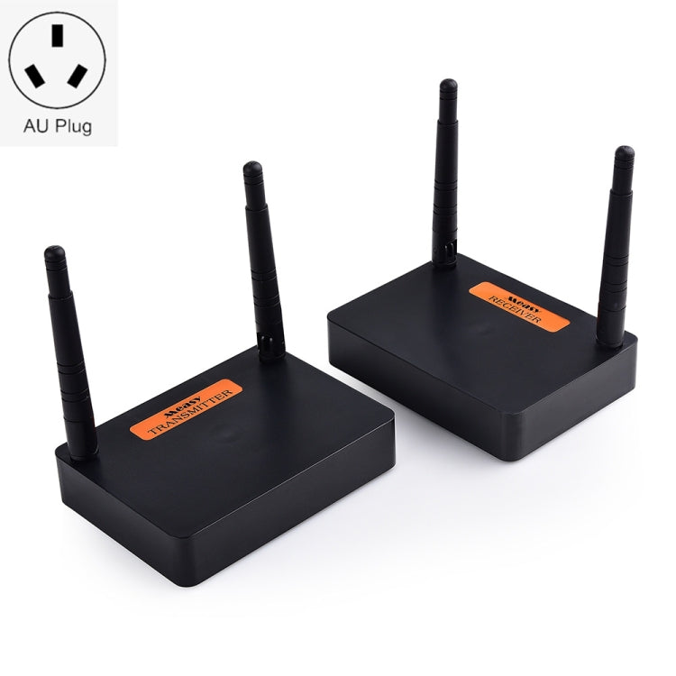 Measy FHD676 Full HD 1080P 3D 5-5.8GHz Wireless HDMI Transmitter (Transmitter + Receiver) Transmission Distance: 200m, Specifications:AU Plug - Set Top Box & Accessories by Measy | Online Shopping UK | buy2fix