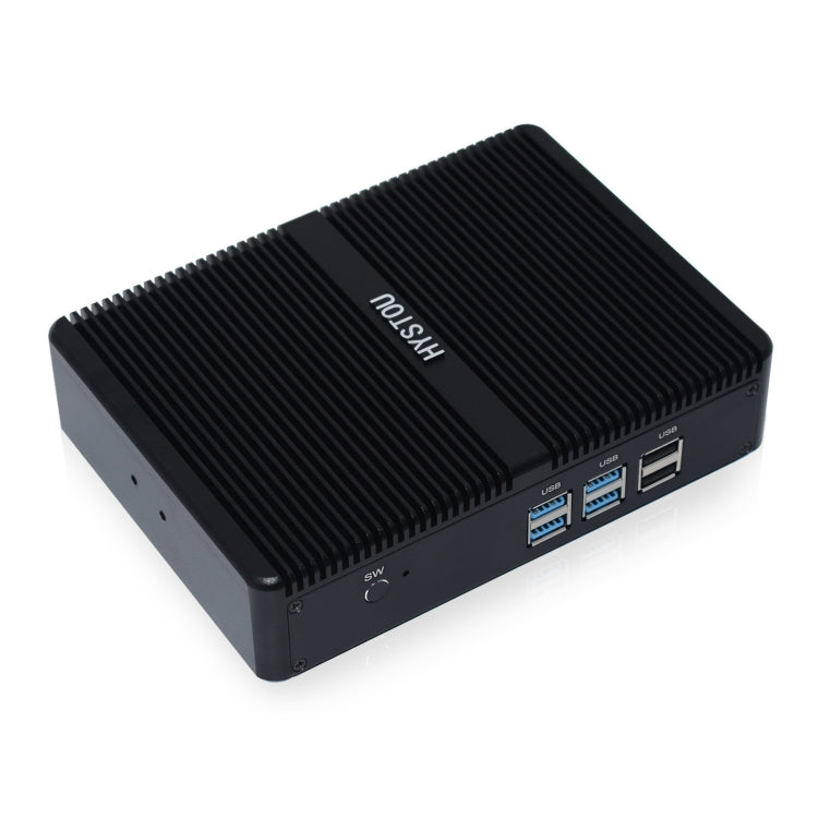 HYSTOU H2 Windows / Linux System Mini PC, Intel Core I3-7167U Dual Core Four Threads up to 2.80GHz, Support mSATA 3.0, 4GB RAM DDR4 + 256GB SSD (Black) - Windows Mini PCs by HYSTOU | Online Shopping UK | buy2fix