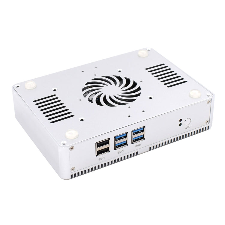 HYSTOU H2 Windows / Linux System Mini PC, Intel Core I3-7167U Dual Core Four Threads up to 2.80GHz, Support mSATA 3.0, 16GB RAM DDR4 + 256GB SSD 500GB HDD (White) - Windows Mini PCs by HYSTOU | Online Shopping UK | buy2fix