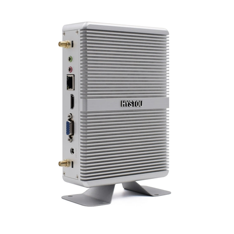 HYSTOU H2 Windows / Linux System Mini PC, Intel Core I5-7267U Dual Core Four Threads up to 3.50GHz, Support mSATA 3.0, 8GB RAM DDR3 + 512GB SSD (White) - Computer & Networking by buy2fix | Online Shopping UK | buy2fix