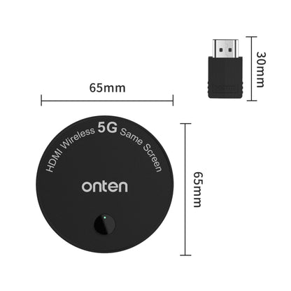 Onten 7576 Dual Frequency 1080P HD Wireless Homescreen - Consumer Electronics by Onten | Online Shopping UK | buy2fix