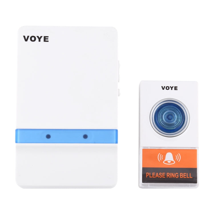 VOYE V012A Home Music Remote Control Wireless Doorbell with 38 Polyphony Sounds (White) - Security by VOYE | Online Shopping UK | buy2fix